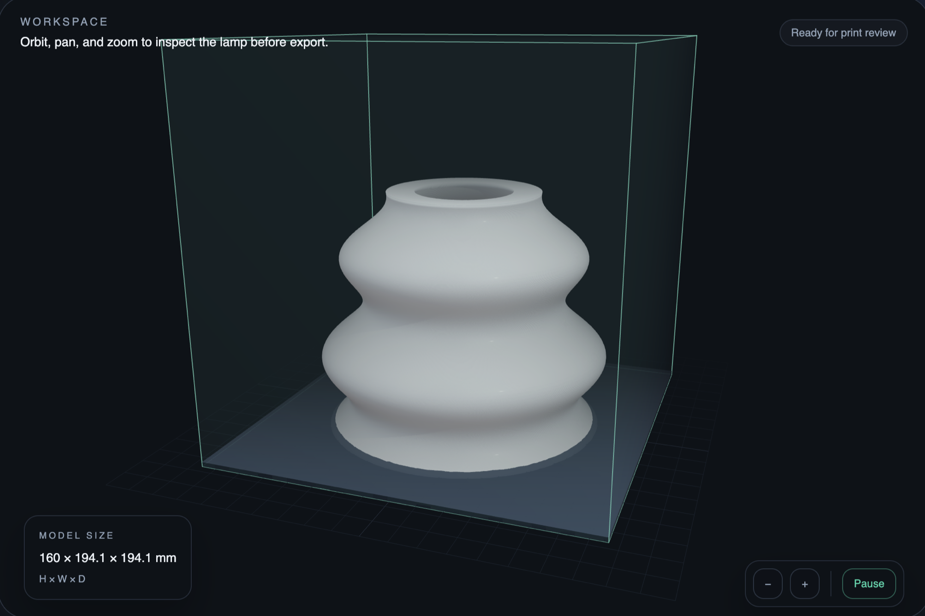 EspiraLab 3D workspace
